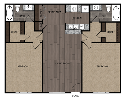 the grayson apartment floor plan
